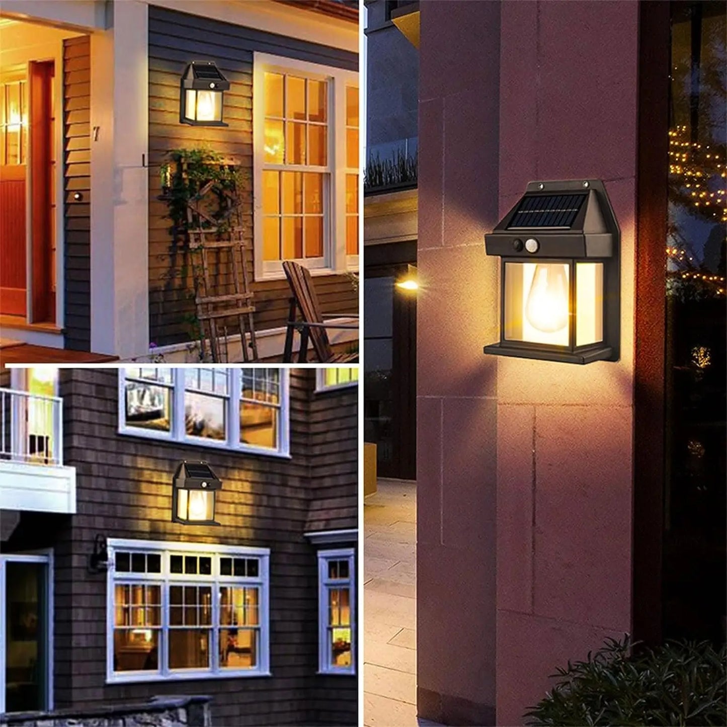 Outdoor LED Solar Light with Motion Sensor, IP65, for Garden and Garage