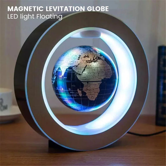 World Map, Magnetic Globe, Glowing, Rotating, Birthday Gift