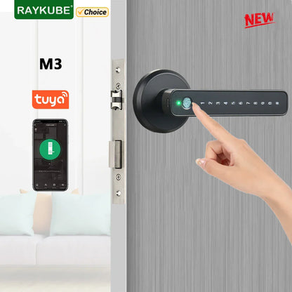 RAYKUBE M3 digital lock, fingerprint, remote opening via app