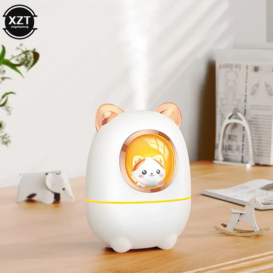 USB Air Humidifier Kitty, Quiet with Night Light