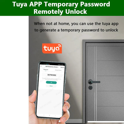 RAYKUBE M3 digital lock, fingerprint, remote opening via app