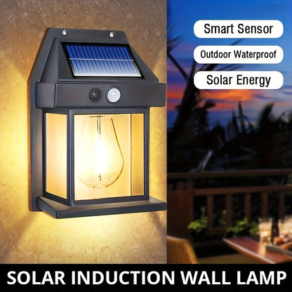 Outdoor LED Solar Light with Motion Sensor, IP65, for Garden and Garage