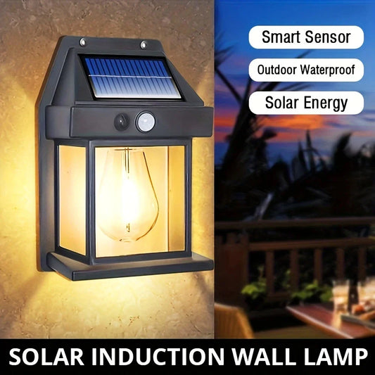 Outdoor LED Solar Light with Motion Sensor, IP65, for Garden and Garage
